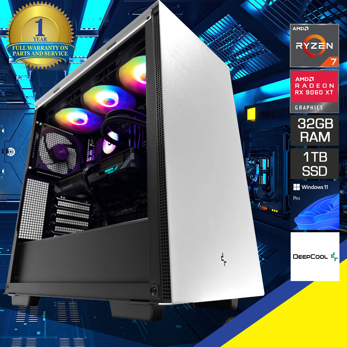 Sophos CH510 White Desktop Gaming PC