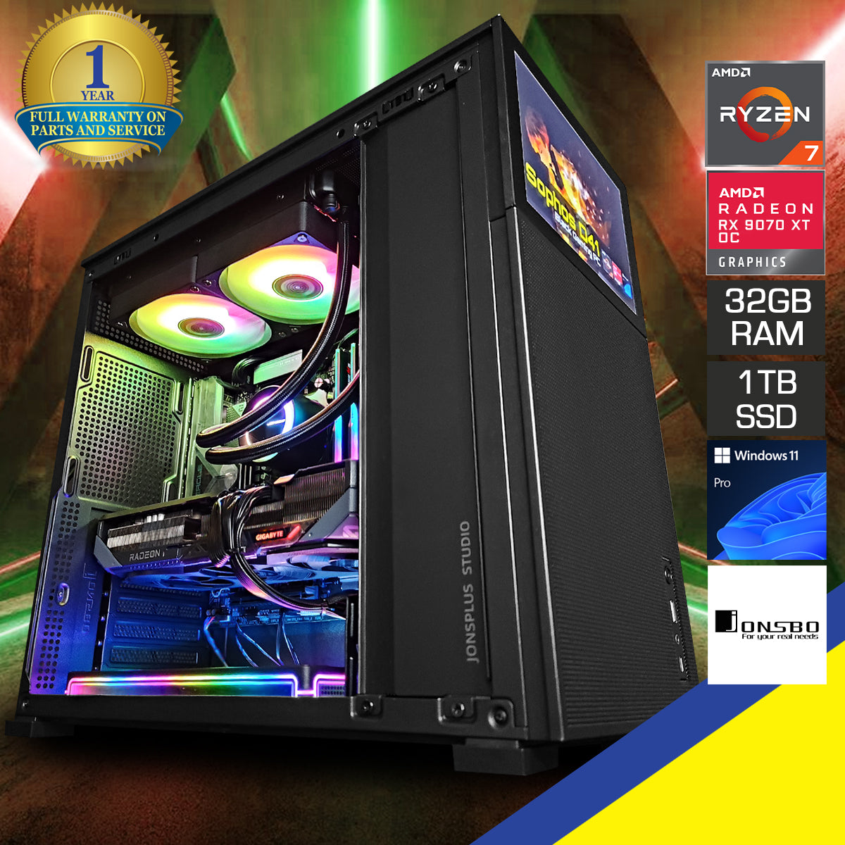 Sophos D41 Black Dsktop Gaming PC