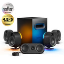 SteelSeries Arena 9 Immersive 5.1 Gaming Speaker System with Reactive Illumination (61551)