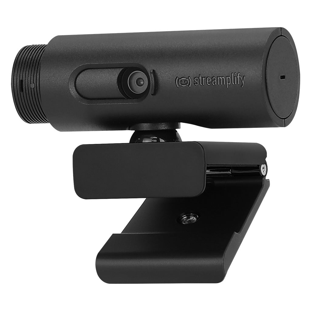 Streamplify Cam FHD 1080P 60FPS Webcam Tripod Auto Focus View 90° And 360° Swivel (Black)