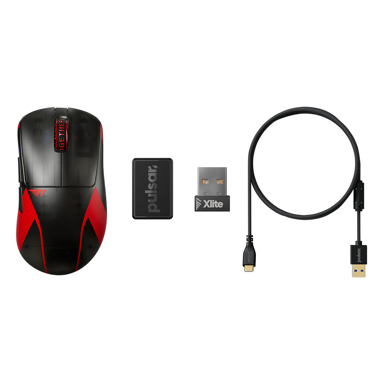 Pulsar Xlite V4 T1 Edition Ultralight Weight eSports Gaming Mouse Size 1