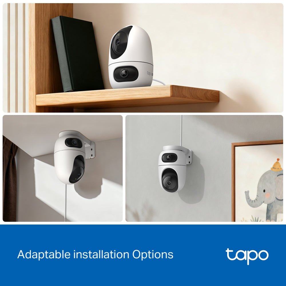 TP-Link Tapo C245D Indoor Dual Lense Pan/Tilt Security Camera