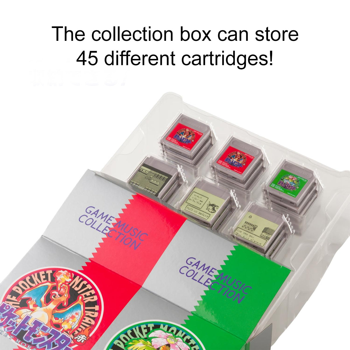 Pokemon Red & Green Game Music Collection with Game Boy-Shaped Jukebox