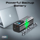 Promate Titan-160 27600mAh Ultra-Compact 160W Multi-Port PD 3.1 Power Bank with TFT LCD Screen