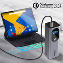 Promate Titan-160 27600mAh Ultra-Compact 160W Multi-Port PD 3.1 Power Bank with TFT LCD Screen