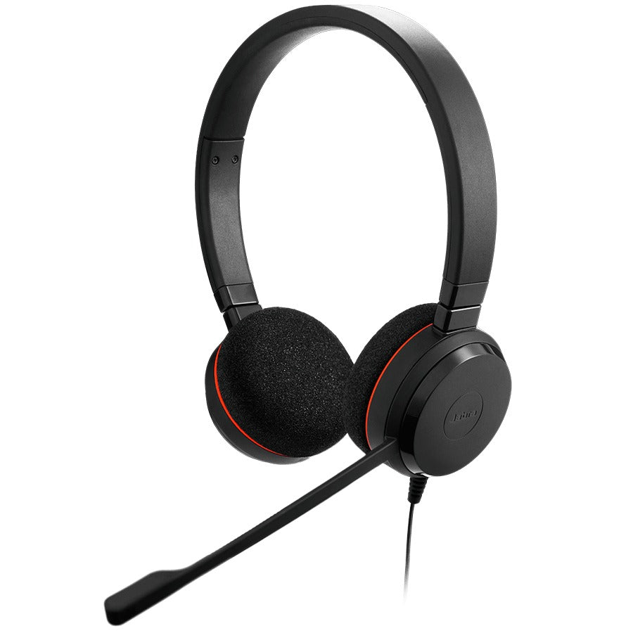 Jabra Evolve 20 Stereo UC Wired Professional Headset (Black)