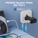 Promate TriPlug-PD35 35W Power Delivery Multi-Port Universal Travel Adapter
