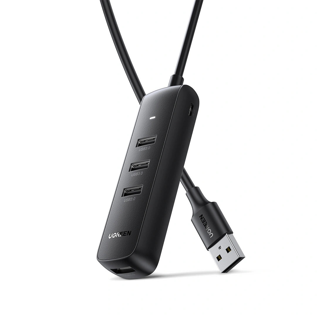 Ugreen 4-Port USB 3.0 Hub 0.25m (Black)