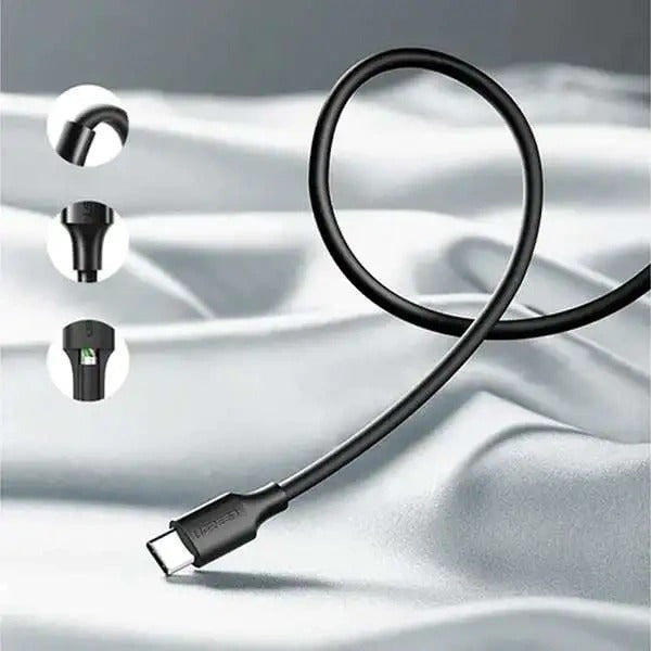 Ugreen USB-A 2.0 to USB-C Fast Charging Cable - 3m (Black) (US287/60826)
