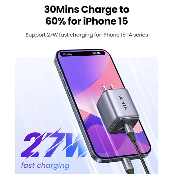 UGreen Nexode 35W 2-Port GaN Fast Charger (CD350/15538)