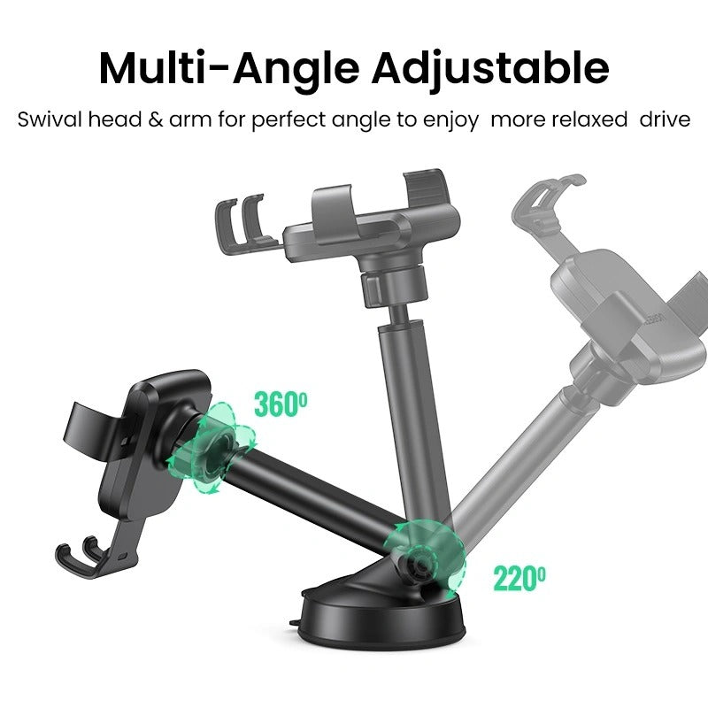 Ugreen Gravity Phone Holder with Suction Cup (Black) (LP200/60990B)