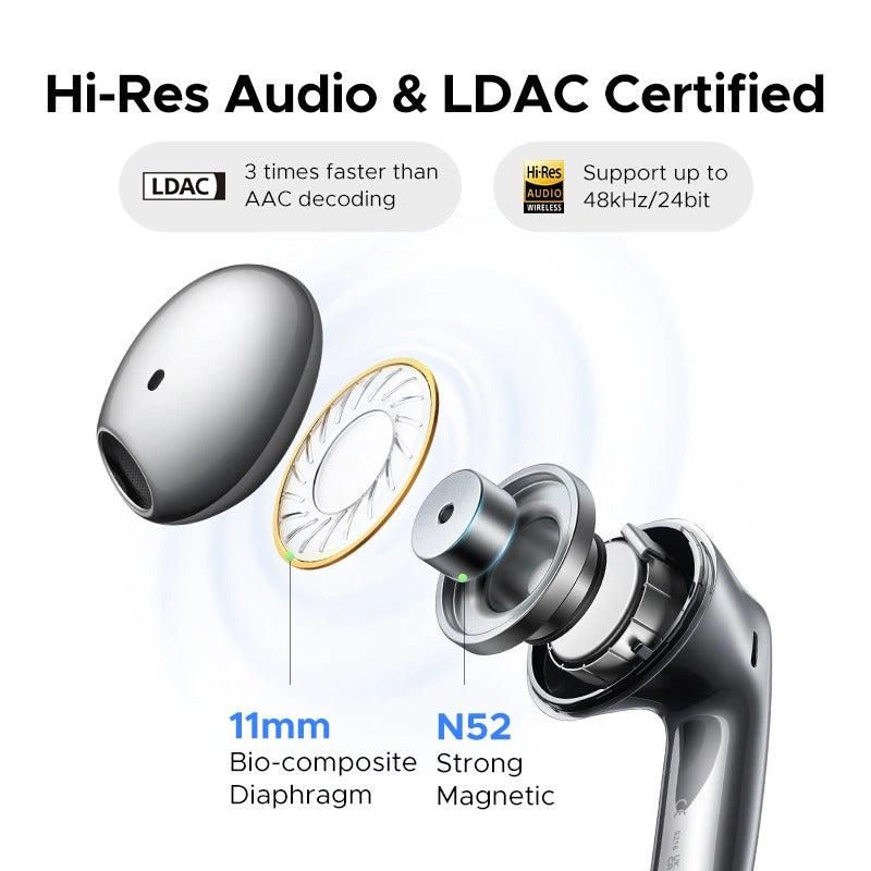 Ugreen LightBuds Magic Hybrid Active Noise-Cancelling Earbuds
