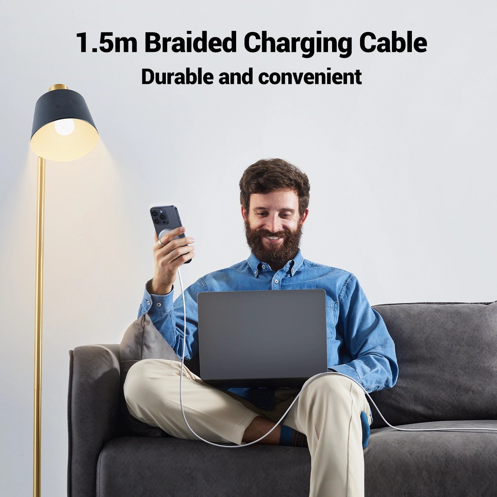 Ugreen Qi2 15W Magnetic Wireless Charger for iPhone & AirPods