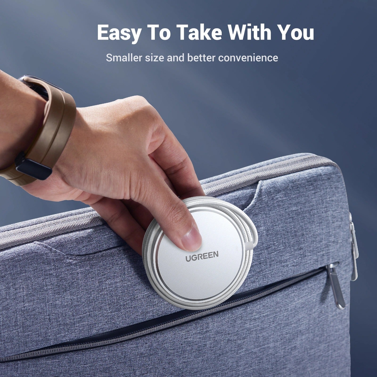 Ugreen Qi2 15W Magnetic Wireless Charger for iPhone & AirPods