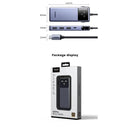 Ugreen USB-C to HDMI + USB-C + 3xUSB-A + RJ45 + PD Power Converter (7-in-1) Hub (CM888/45155)