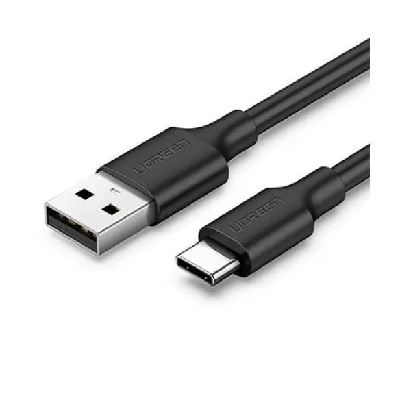 Ugreen USB-A 2.0 to USB-C Cable Nickel Plating - 1.5m (Black) (US287/60117)