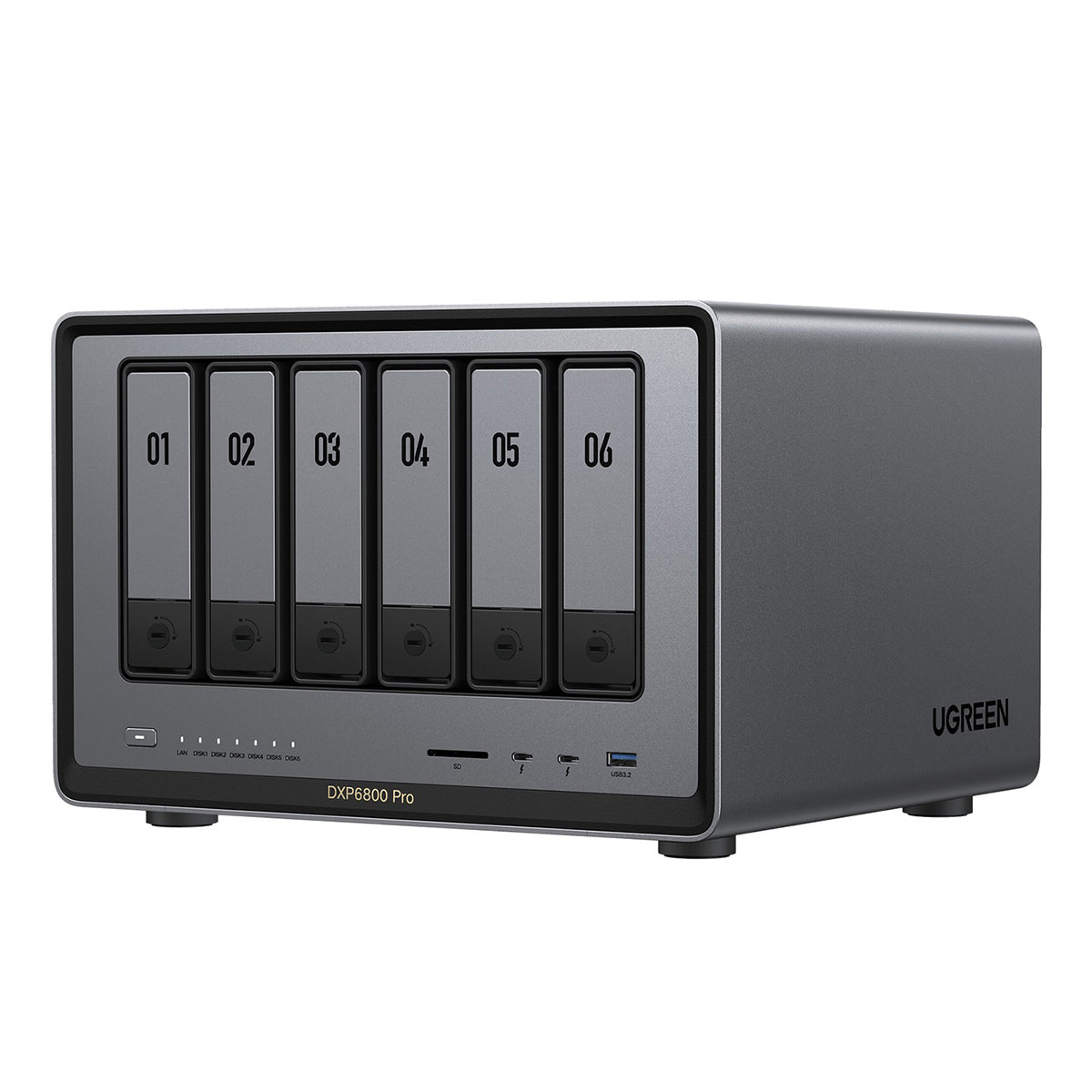 Ugreen NASync XP6800 Pro 6-Bay NAS Diskless Personal Cloud Storage (DXP6800Pro/25898B)