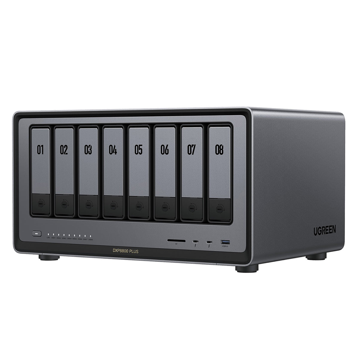 Ugreen NASync DXP8800 Plus 8-Bay NAS Diskless Personal Cloud Storage (DXP8800Plus/35126B)