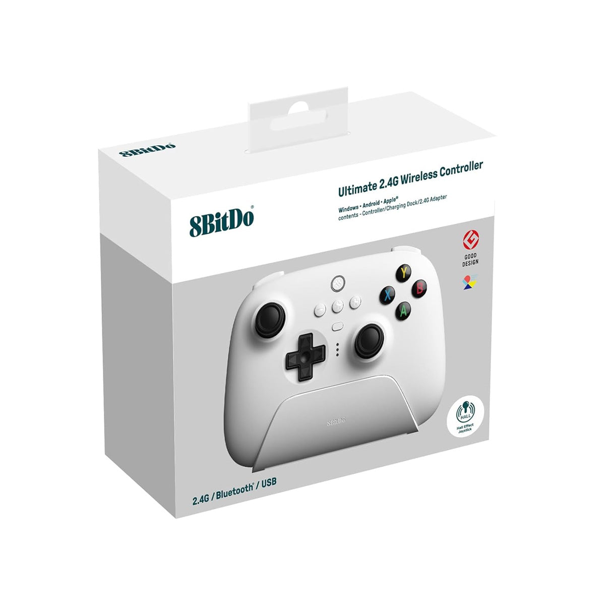 8Bitdo Ultimate Wireless 2.4G Controller Hall Ed. for Windows/ Android/ Apple