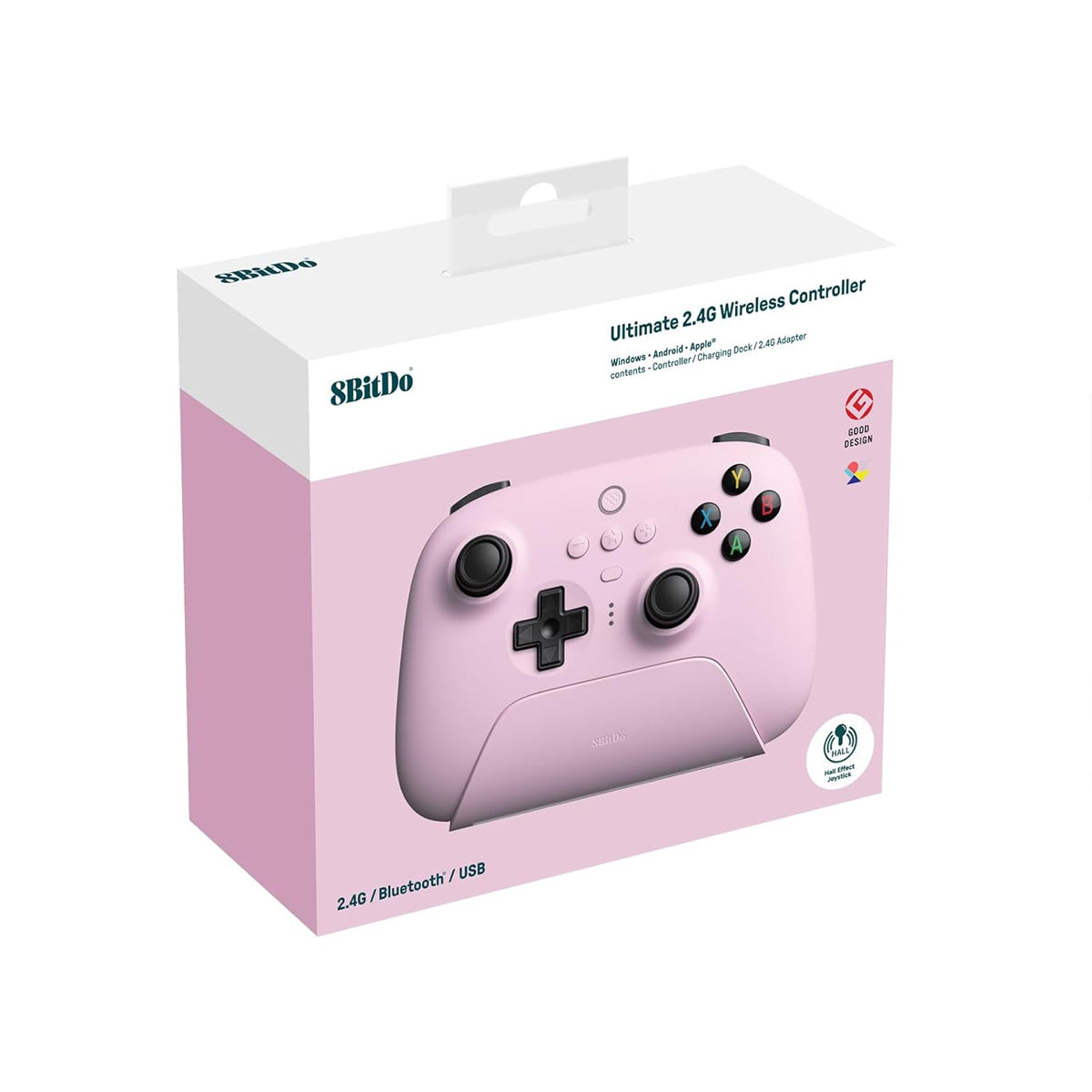 8Bitdo Ultimate Wireless 2.4G Controller Hall Ed. for Windows/ Android/ Apple