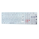 Royal Kludge CBSA-1 132 Keys Plastic Transparent Profile Keycaps Fullset (White)