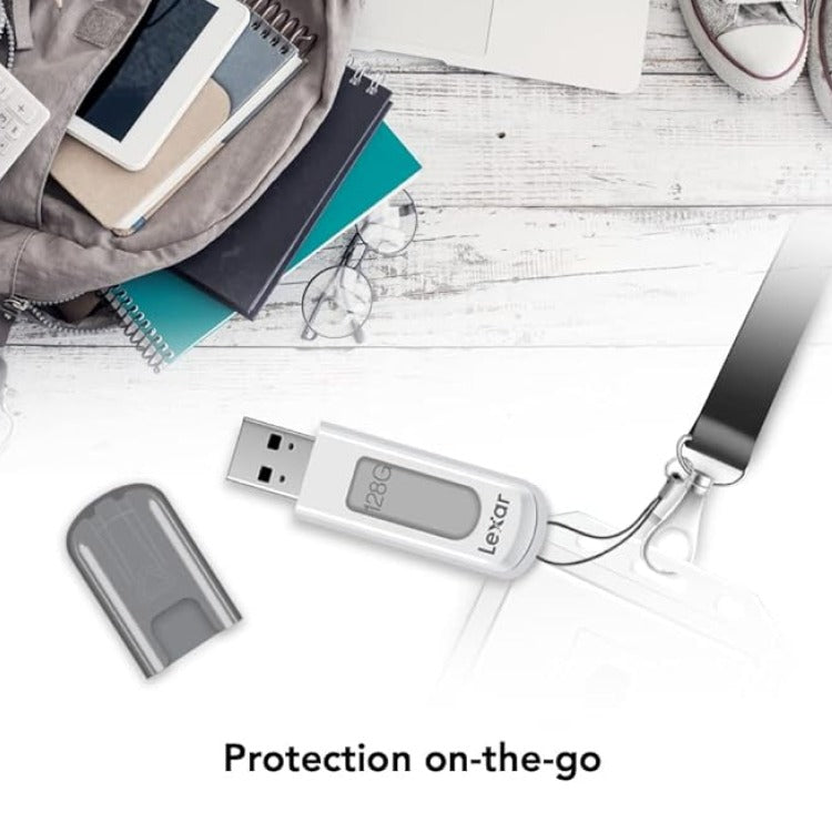 Lexar JumpDrive V100 128GB USB 3.2 Gen 1 100MB/s Read Flash Drive
