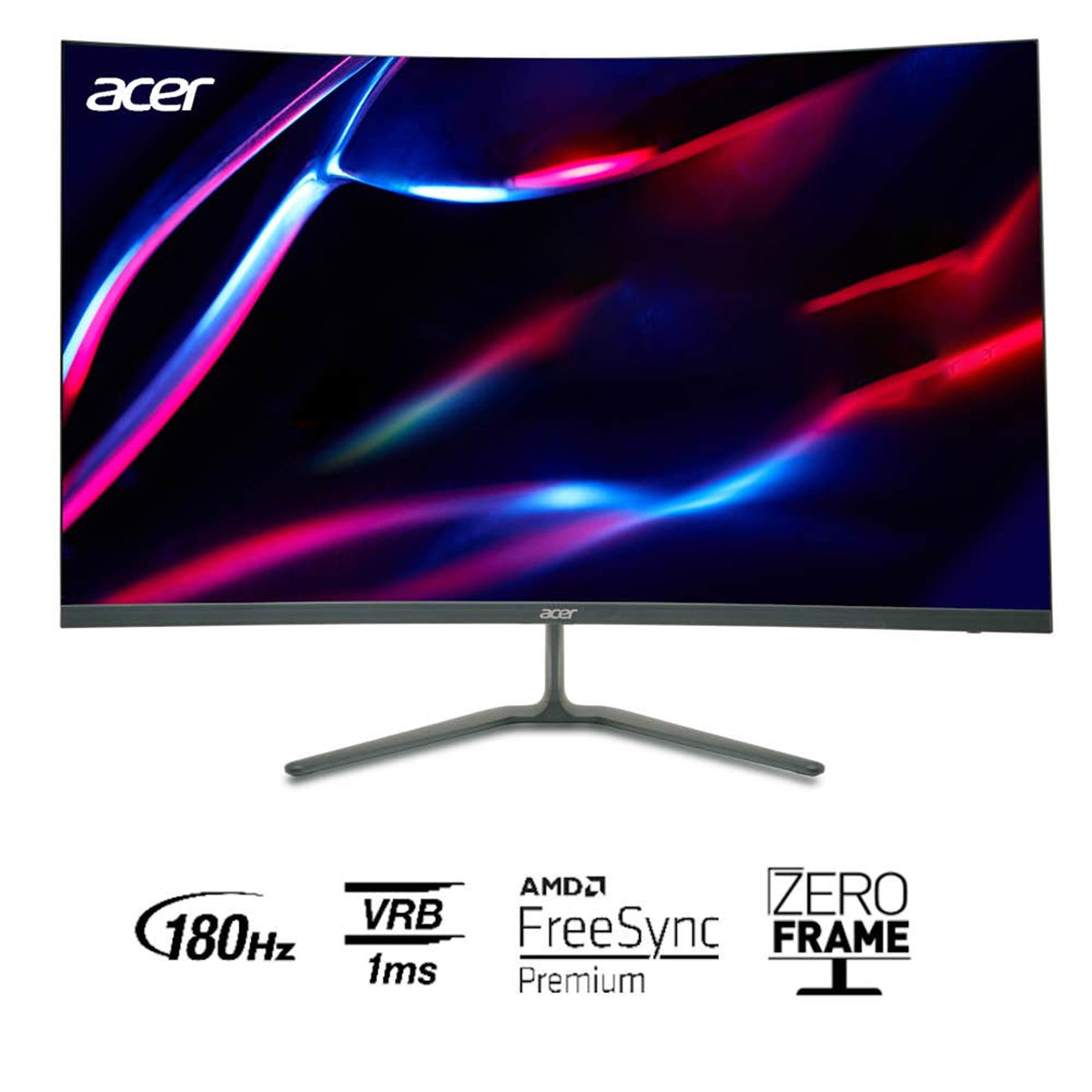 Acer Nitro ED320QR S3biipx 31.5" FHD (1920x1080) 180Hz 1ms VRB AMD FreeSync HDR10 Curved Gaming Monitor