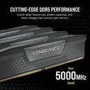 Corsair Vengeance 16GB (2X8GB) DDR5 DRAM 5200MHz CL40 Memory Kit - Black (CMK16GX5M2B5200C40)