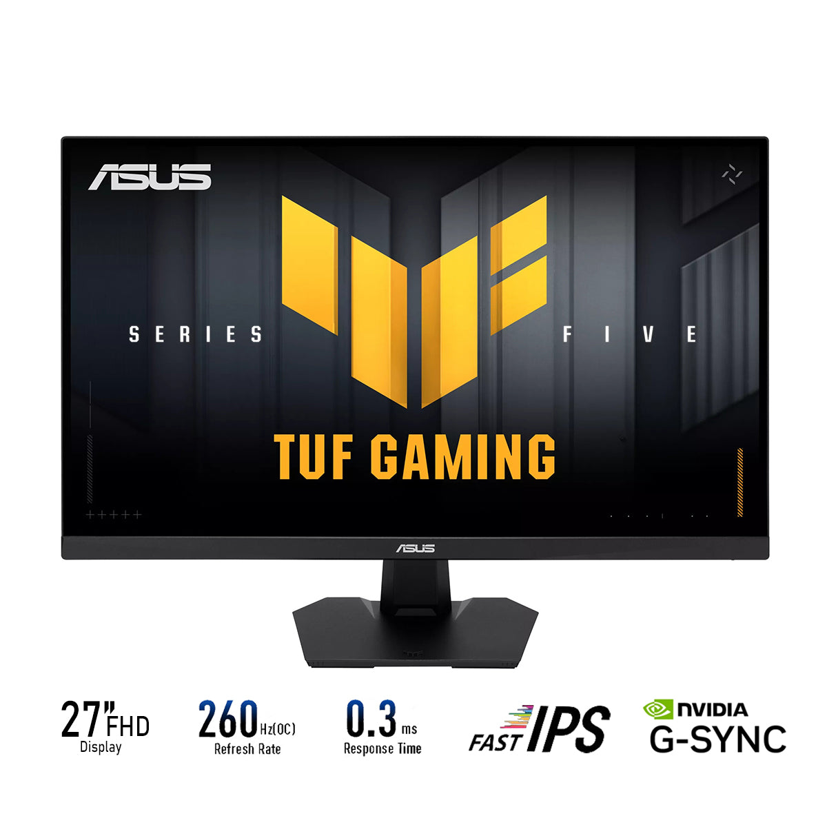 ASUS TUF VG279QM5F 27" FHD (1920x1080) 260Hz(OC) 1MS GTG 0.3ms IPS Gaming Monitor