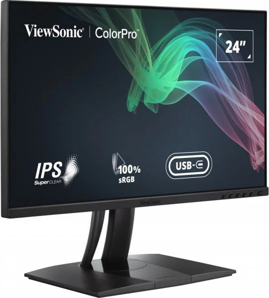 Viewsonic Colorpro VP2456 24" FHD 60Hz Pantone Validated 100% SRGB & Factory Pre-Calibrated Monitor