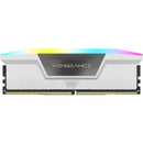 Corsair Vengeance RGB 64GB (2x32GB) DDR5 DRAM 6000MT/s CL30 AMD EXPO & Intel XMP Memory Kit (White)