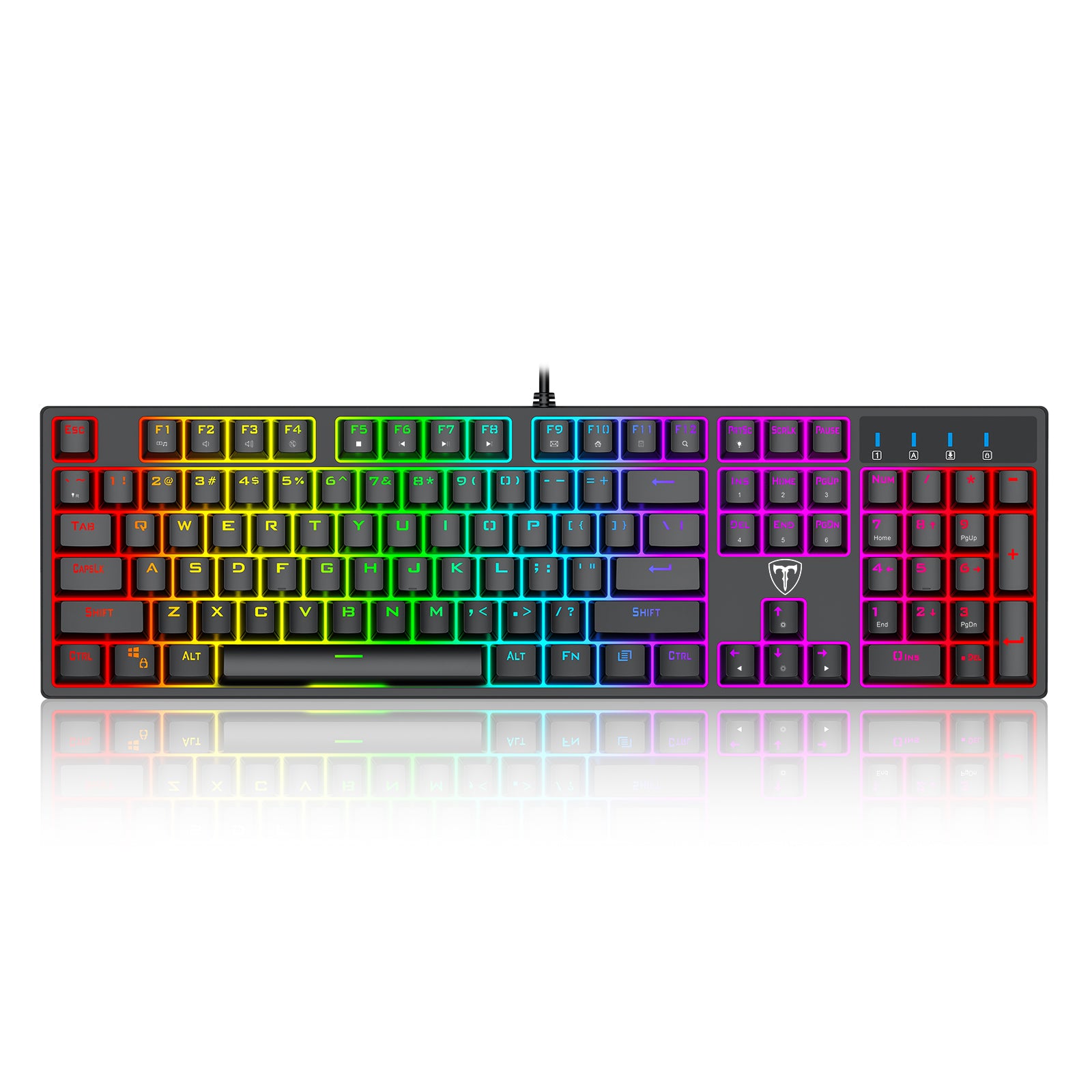 T-Dagger Vex 87 TKL RGB Wired Mechanical Gaming Keyboard (T-TGK332-BL)