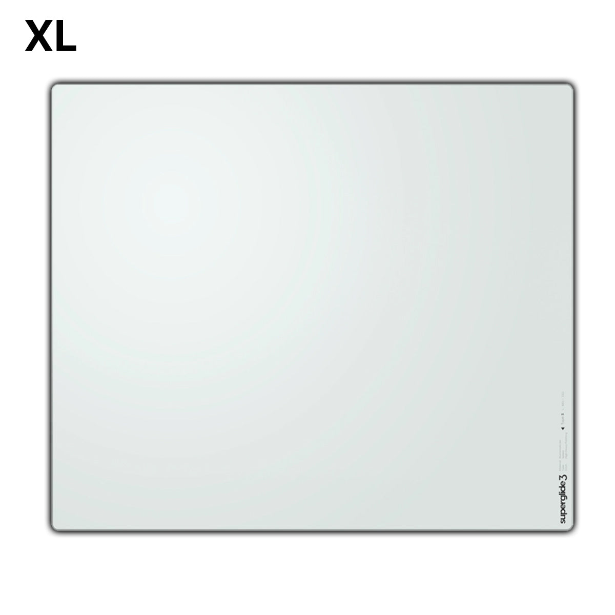 Pulsar Superglide 3 Premium Glass Mousepad (White)