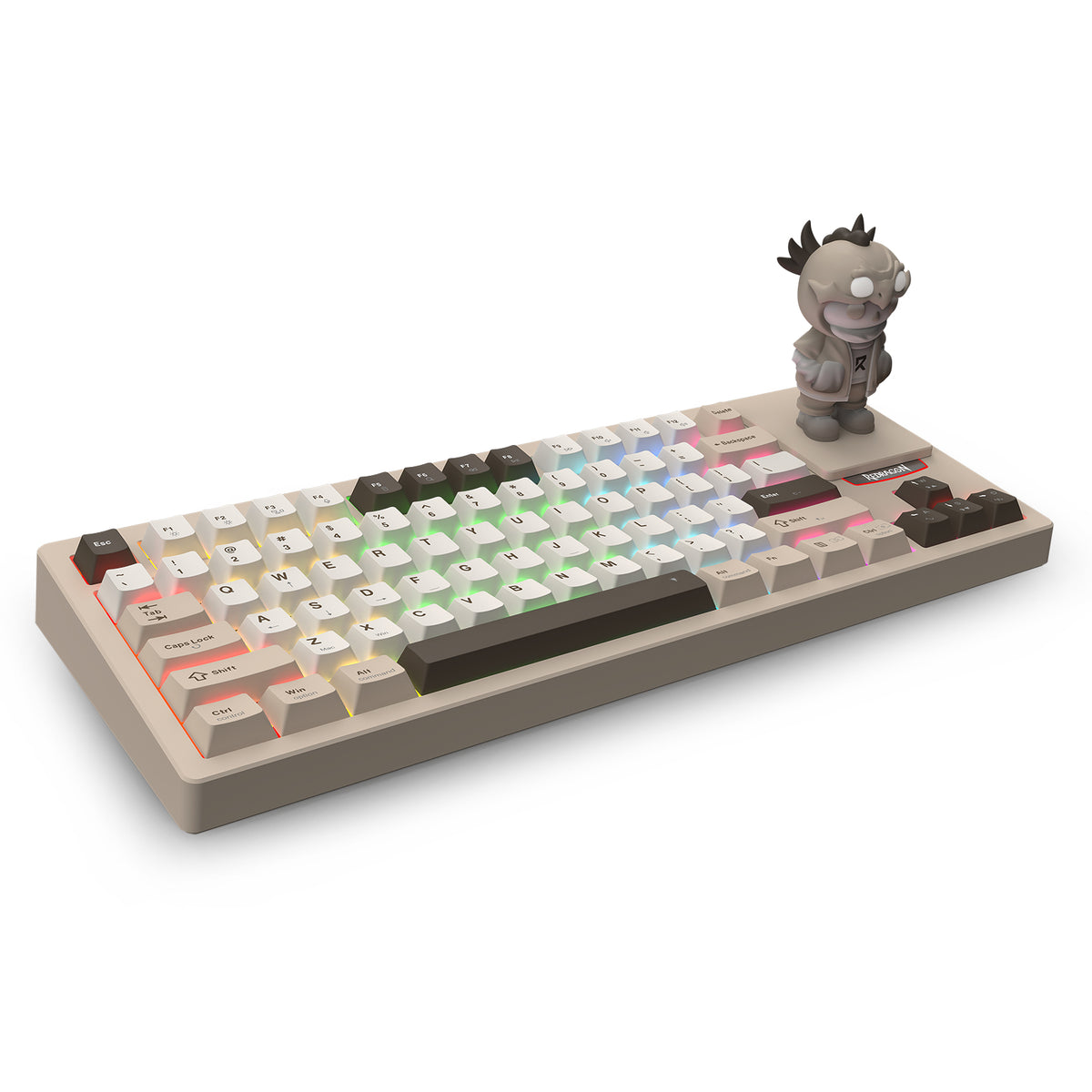 Redragon K754BKN POPVU87 Customizable Smart Touch Display Wired Mechanical Keyboard
