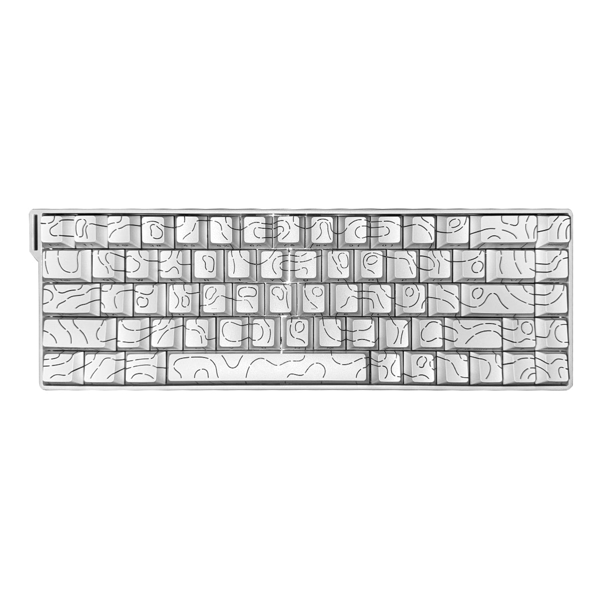 Ajazz AK680 V2 RGB Wired 68-Keys Aluminum Case Hot-Swappable Mechanical Keyboard