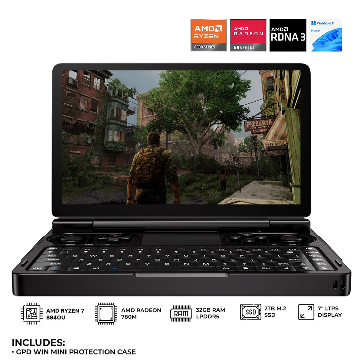 ミニPC GPD WIN4 (2024) Ryzen7 8840U 32GB/2TB Amazon.co.jp: GPD WIN 4 2024 ポータブルゲーミングPC ブラック