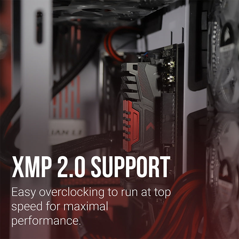 PNY XLR8 8GB (1X8GB) DDR4 3200MHZ CL16 1.35V Gaming Desktop Memory (MD8GD4320016XR)