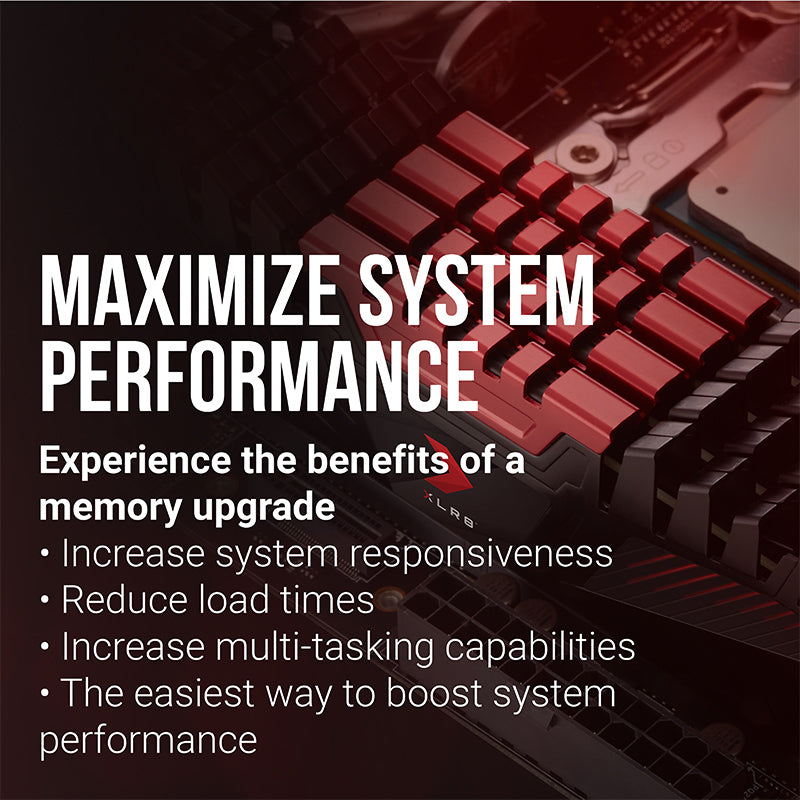 PNY XLR8 8GB (1X8GB) DDR4 3200MHZ CL16 1.35V Gaming Desktop Memory (MD8GD4320016XR)