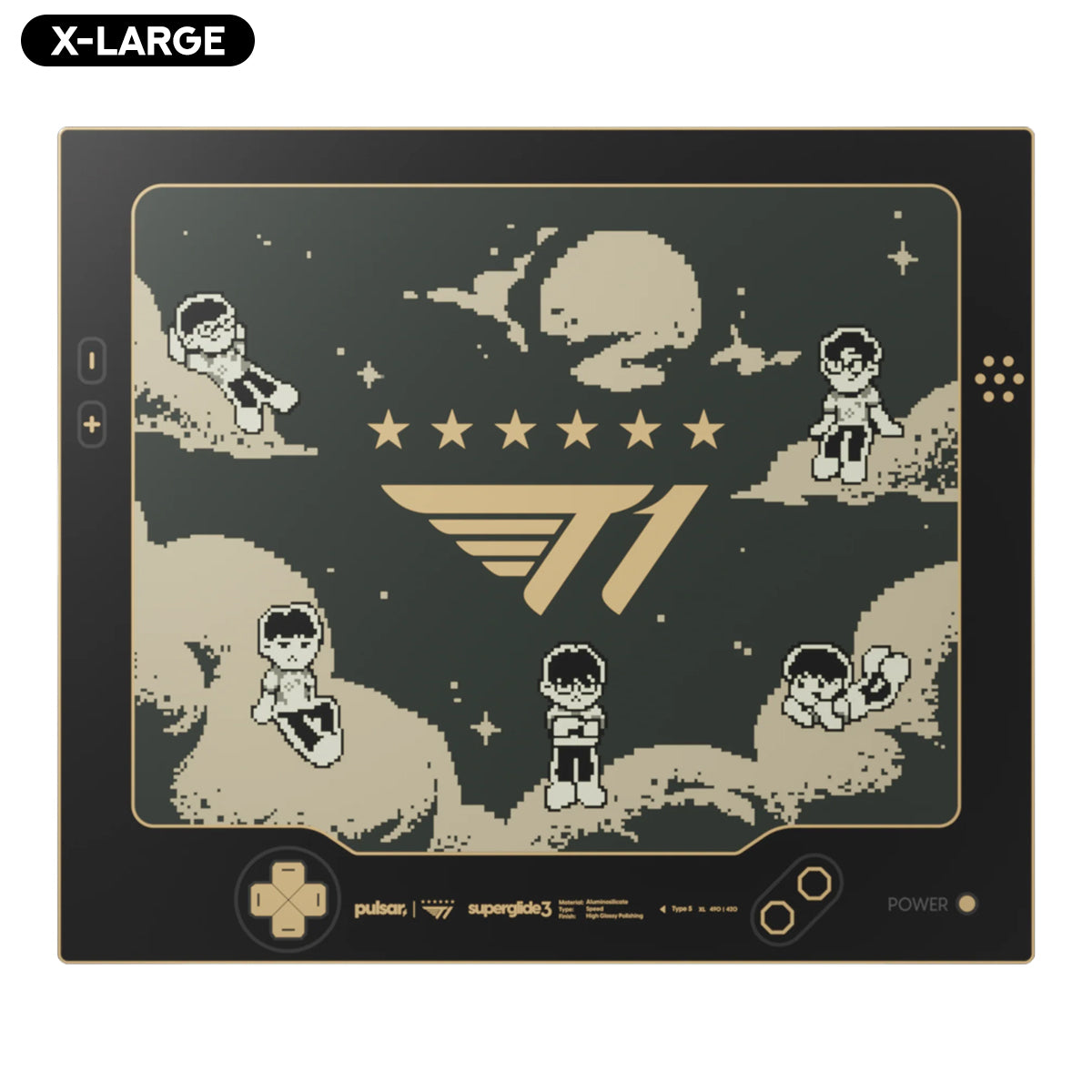 Pulsar Superglide3 Glass Mouse Pad T1 Edition Pixel Universe