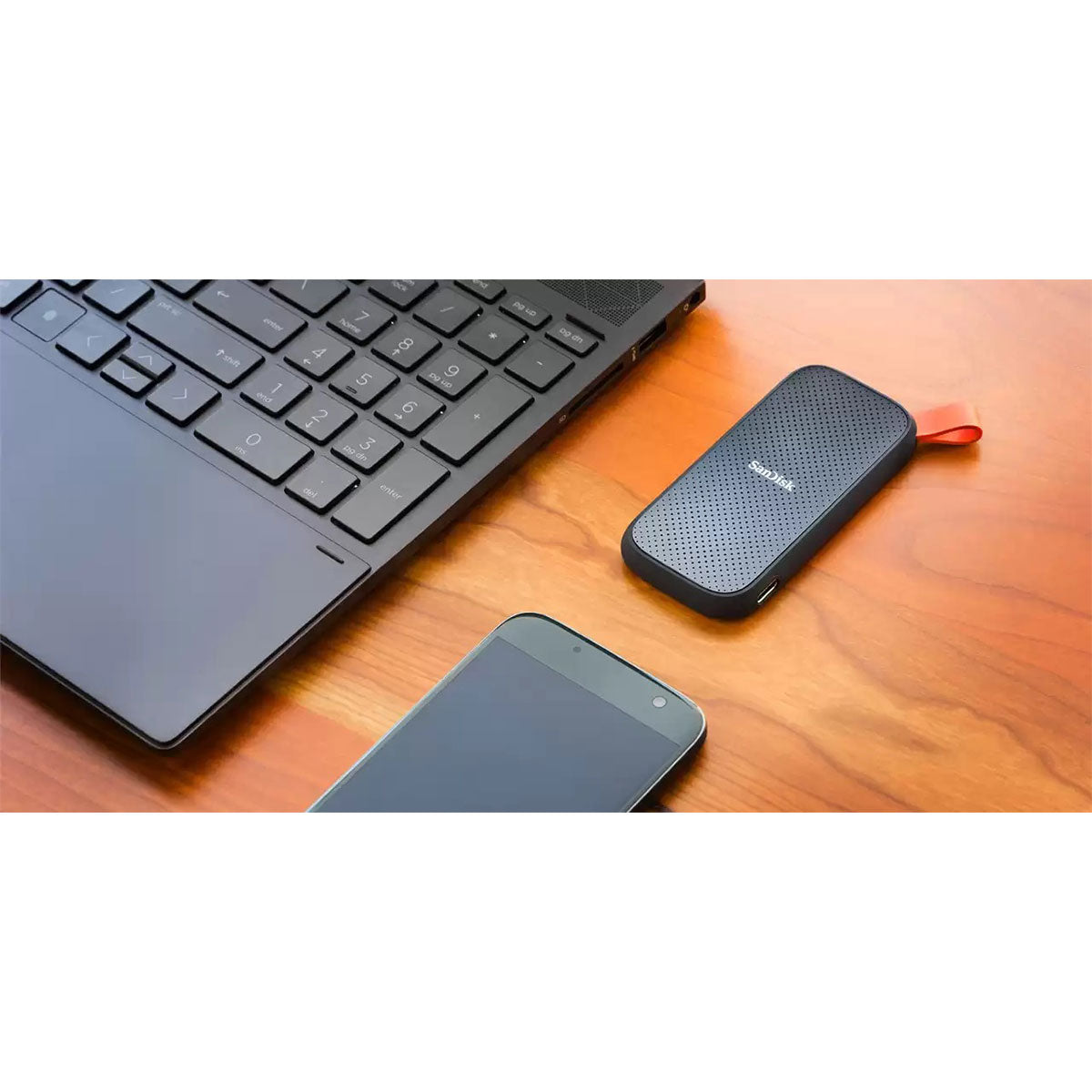 Sandisk 1TB USB 3.2 Gen 2 Type-C up to 800MB/s Portable SSD (Black)
