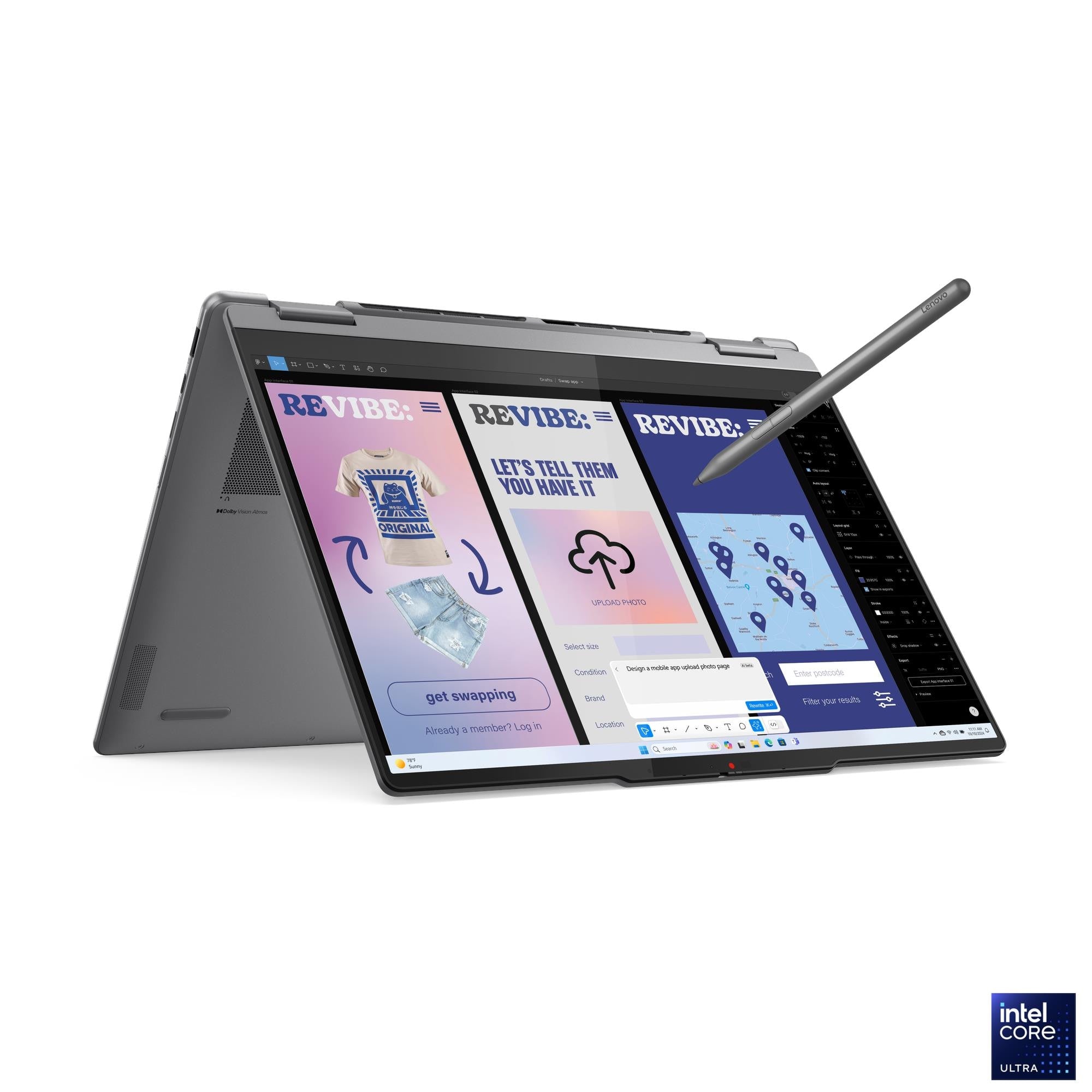Lenovo Yoga 7 2-in-1 14ILL10 83JQ00DJPH Copilot+ PC Laptop (Luna Grey)