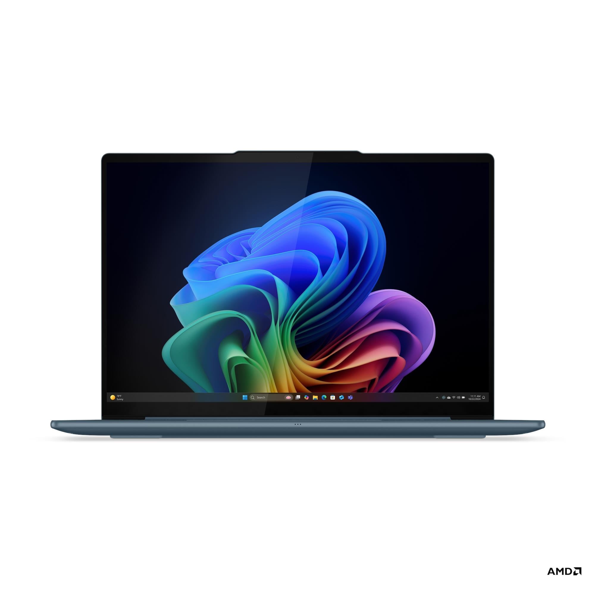 Lenovo Yoga Slim 7 14AKP10 83JY007JPH Copilot+ PC Laptop (Tidal Teal) | 14" 2.8K WQXGA+ (2880x1800) OLED 120Hz | Ryzen AI 7 350 | 16GB RAM | 1TB SSD | AMD Radeon 860M Graphics | Windows 11 Home | MS Office Home 2024 + MS 365 Basic + Yoga Sleeve