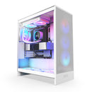 NZXT Kraken Elite 240 RGB 240mm AIO Liquid Cooler with IPS LCD & RGB Core Single-Frame Fan (Black, White) (RL-KR24E-B2, RL-KR24E-W2)