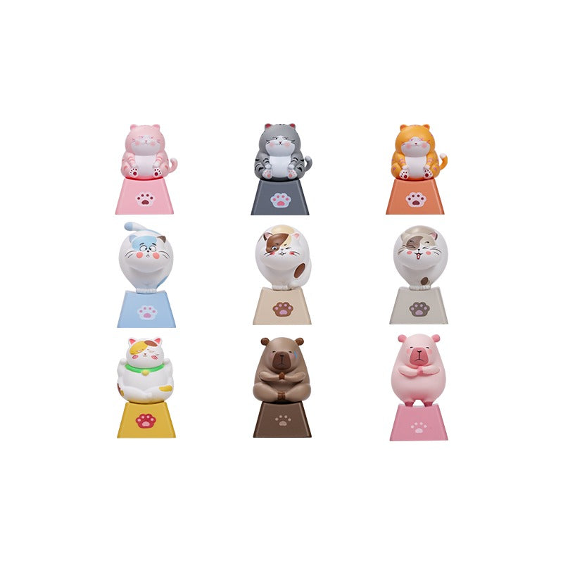 Akko Zoom Artisan Keycap Set (9 Animals)