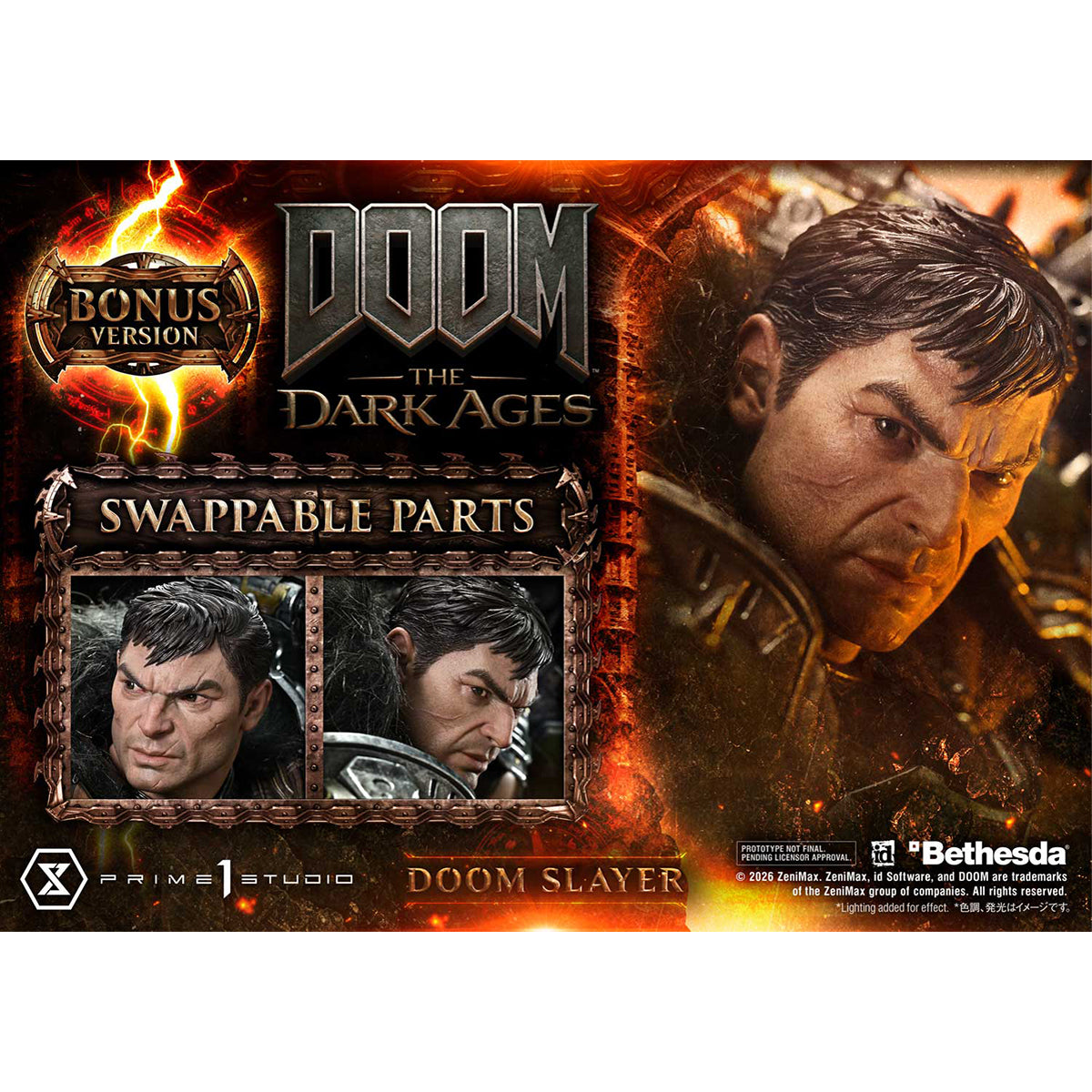 Ultimate Premium Masterline DOOM: The Dark Ages Doom Slayer DX Bonus v