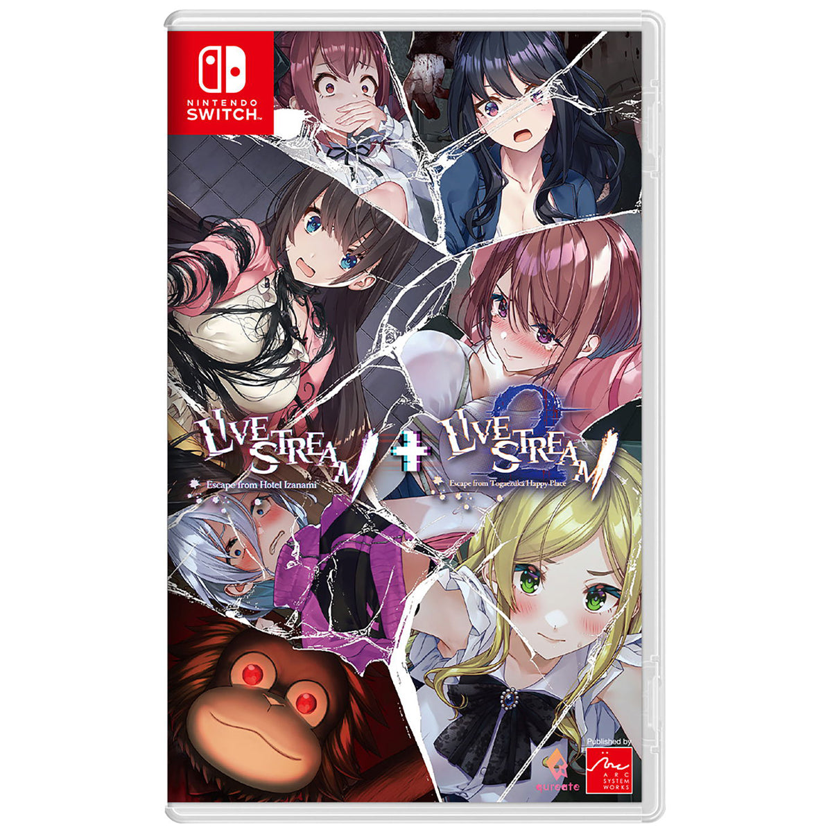 Nintendo Swtich Livestream Escape from Hotel Izanami + Livestream 2 Escape from Togaezuka Happy Place Collection (Asian)