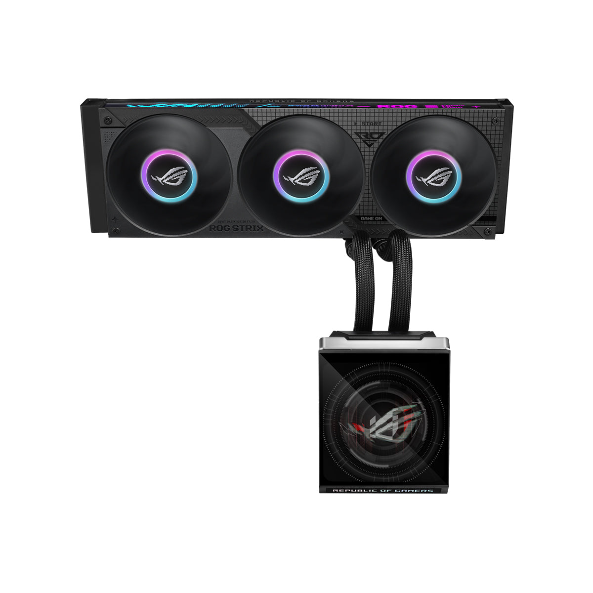 Asus ROG Strix SLC IV 360 ARGB LCD AIO Liquid CPU Cooler (Black)