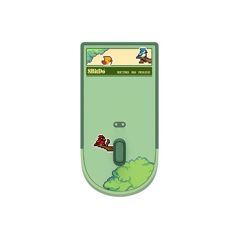 8Bitdo Retro R8 Tri-Mode Mouse with Charging Dock Forest Edition (85CB)
