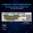 E-Yooso Z-11 RGB 61 Keys Hot Swappable Mechanical Keyboard