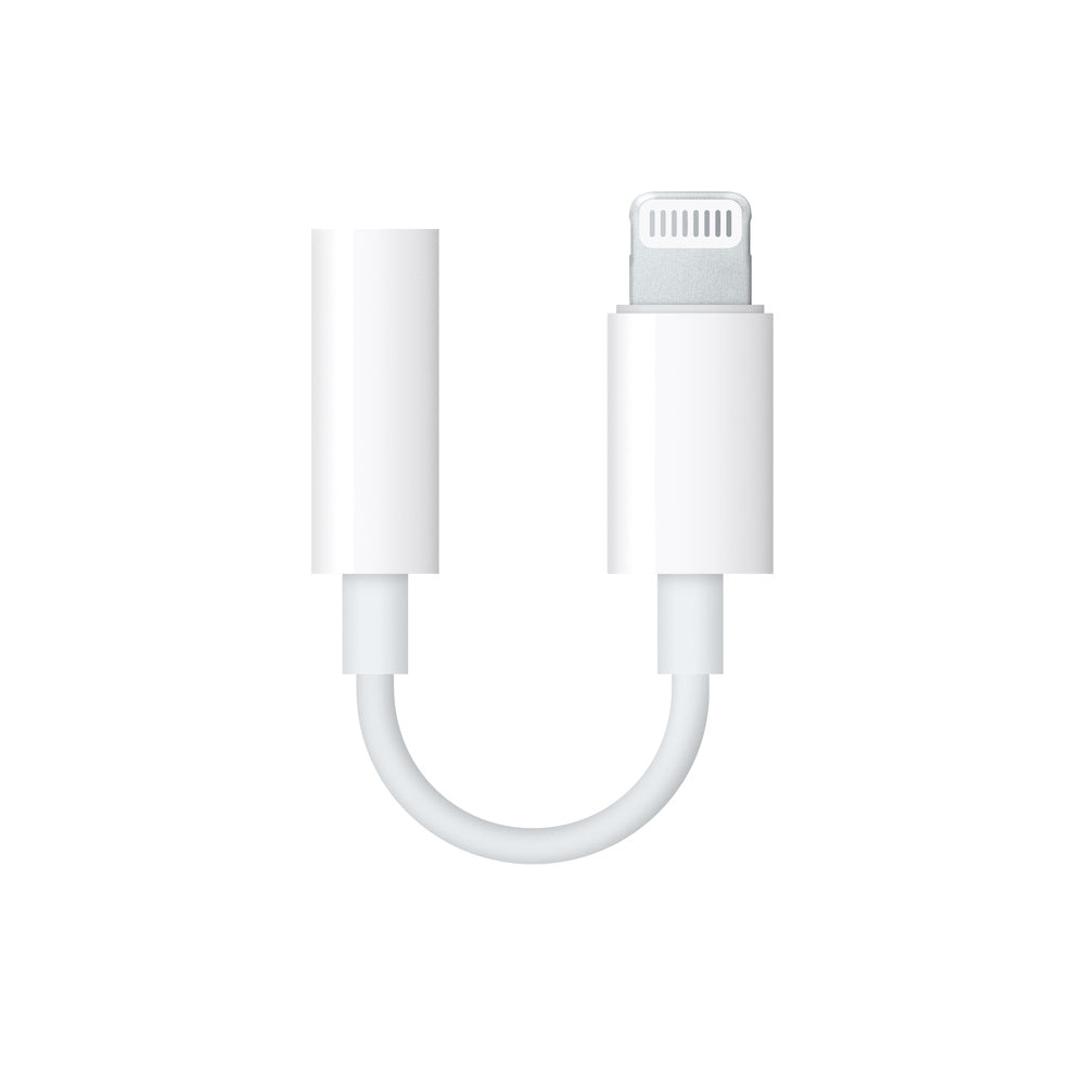 Apple Lightning To 3.5mm Headphone Jack Adapter (MMX62FE/A)